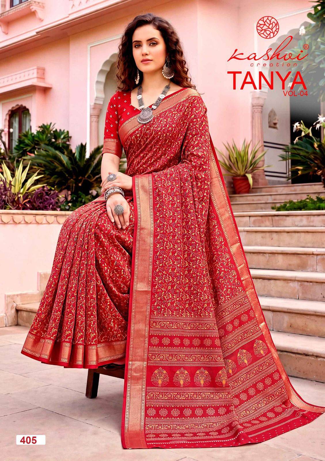 TANYA VOL. 4 By KASHVI CREATION 401 To 408 Series 